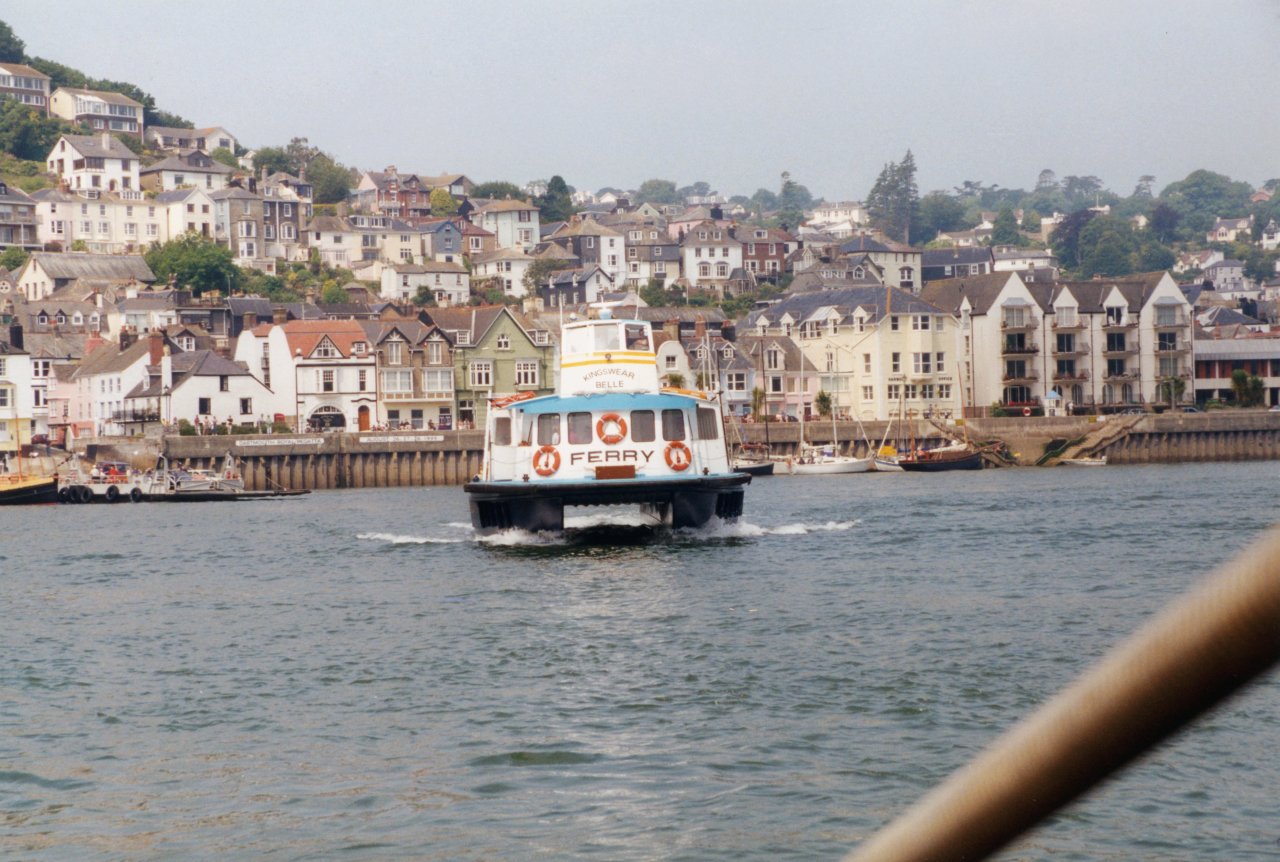 AandM crossing River Dart via Ferry 7-10-99